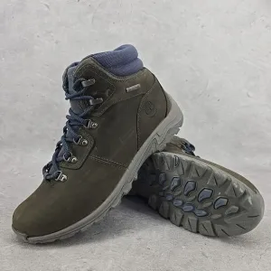 Timberland Mt. Maddsen Valley Mid Waterproof Size 10 Dark Grey Full Grain‎