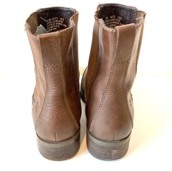 TIMBERLAND Sienna High Pull On Leather Boots—SZ. 9