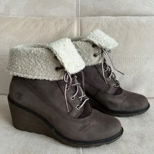 Timberland Women's Earthkeepers Comfy Stylish Boots, Sturdy Wedges
