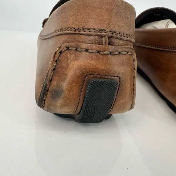 To Boot New York Adam Derrick Tan Leather Driving Shoe Loafers Sz 12 Minimalist