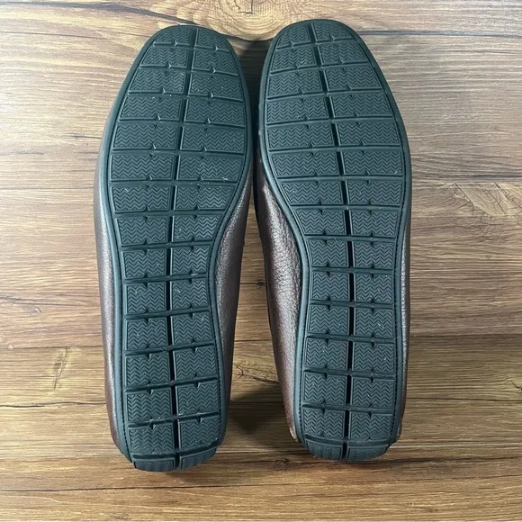 To Boot New York Brown Leather Penny Loafers Men’s Size 12 Shoes Slip-On