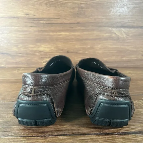 To Boot New York Brown Leather Penny Loafers Men’s Size 12 Shoes Slip-On
