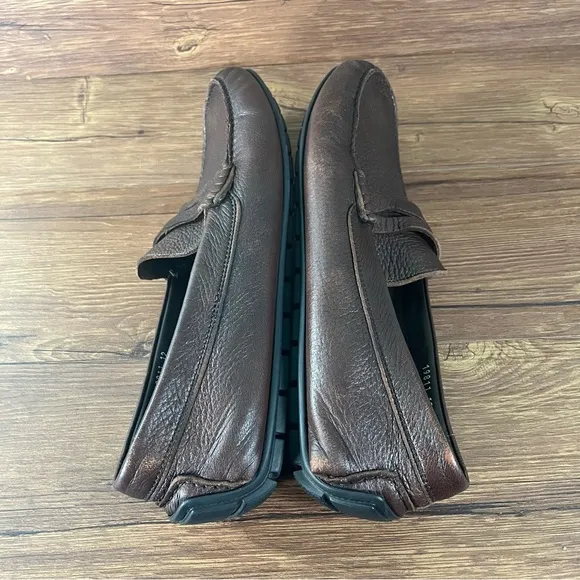 To Boot New York Brown Leather Penny Loafers Men’s Size 12 Shoes Slip-On