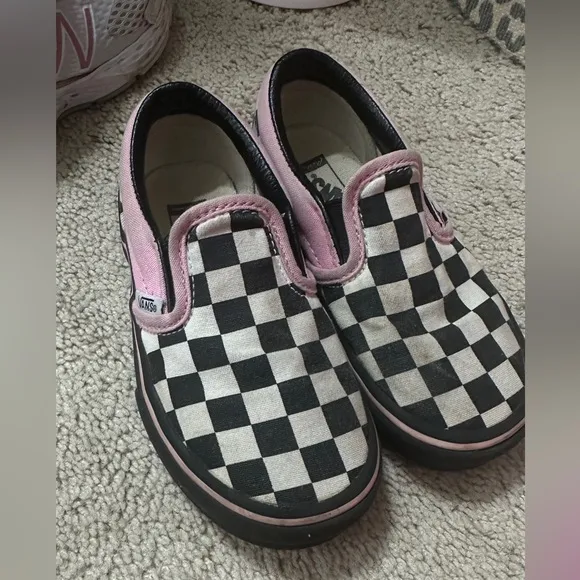 ToddlerGirls size 11 shoe lot vans new balance crocs