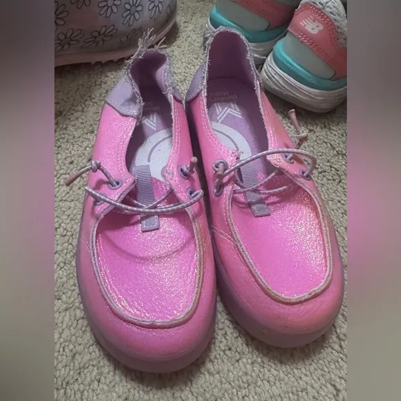 ToddlerGirls size 11 shoe lot vans new balance crocs