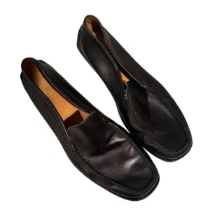 Tod’s MENS Leather Square Toe Slip On Classic Loafers Black Size 11.5