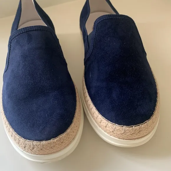 Tod's Navy Espadrilles