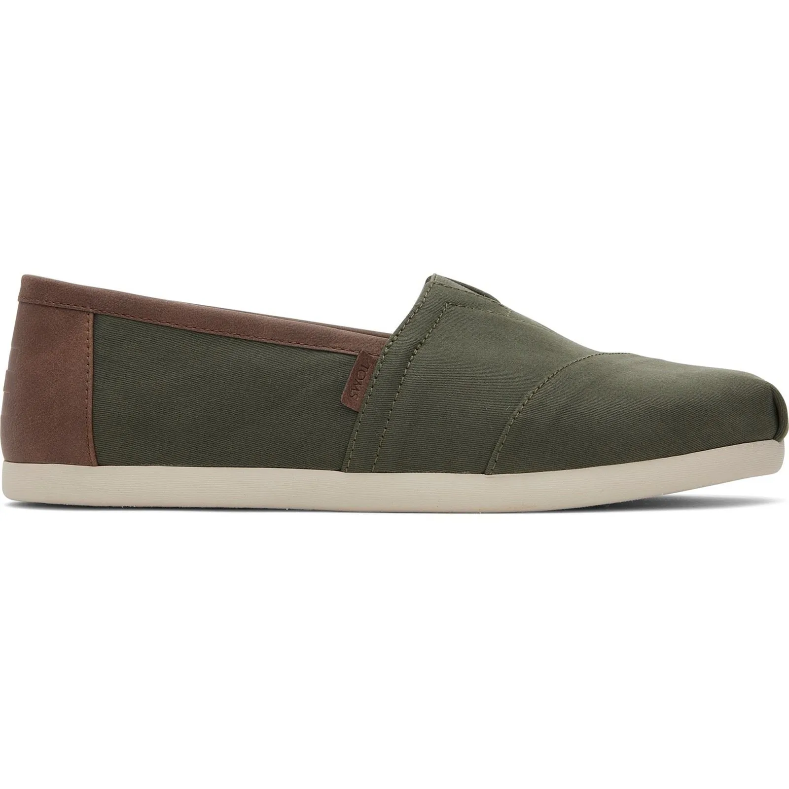 TOMS Alpargata Classic Cotton Blend Men's Dark Sage Espadrilles