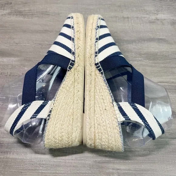 Toni Pons Verges Blue/White espadrilles size 39/US8.5-9 EUC