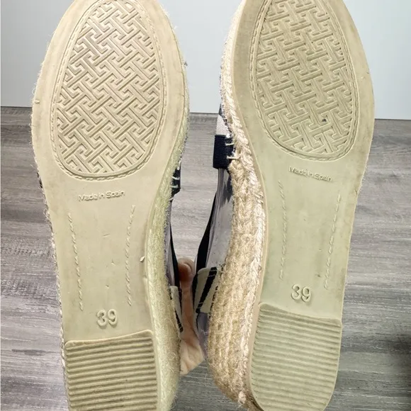 Toni Pons Verges Blue/White espadrilles size 39/US8.5-9 EUC