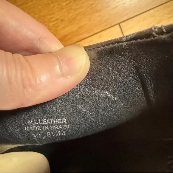 Tory Burch Black All Leather Platform Stiletto High Heel Booties Round Toe 8.5