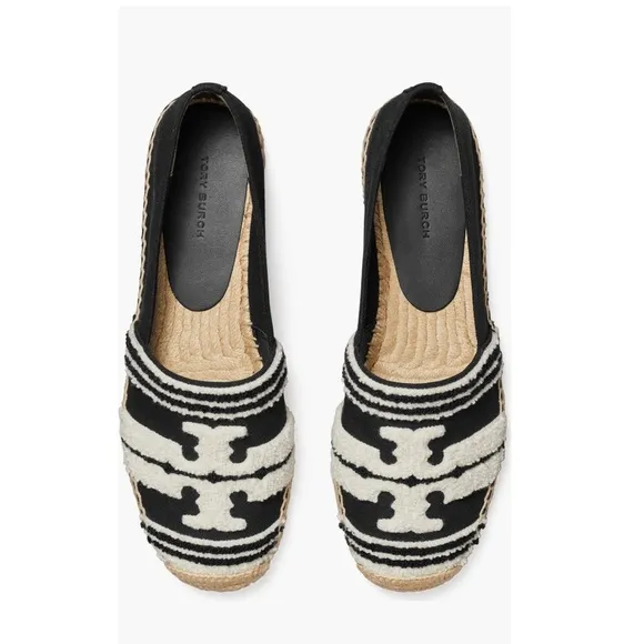 Tory Burch Double T Espadrille Flats