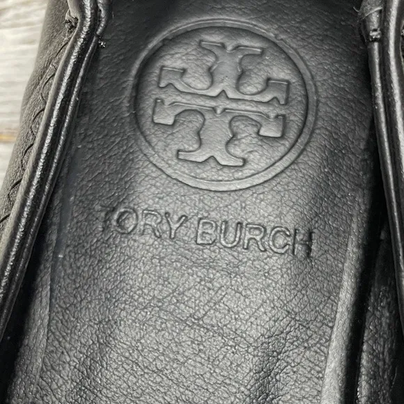 TORY BURCH Flats Womens Size 6 Shoes Slip On Black Leather New in Box