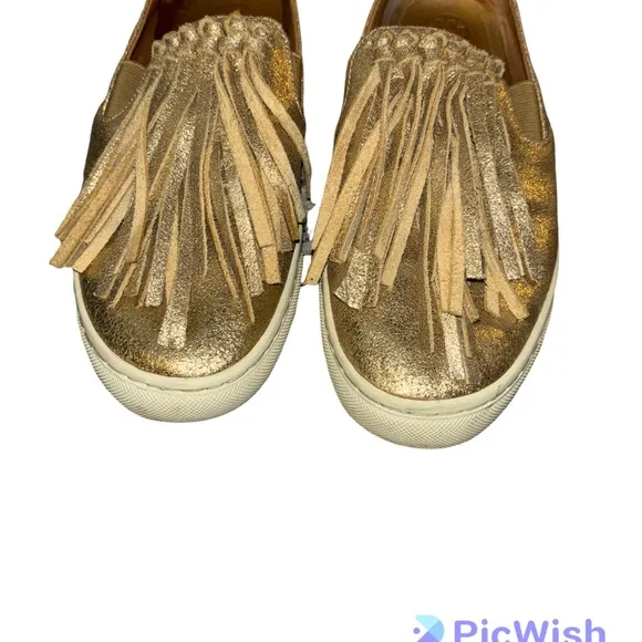 Tory Burch Fria Fringe leather Sneakers 10