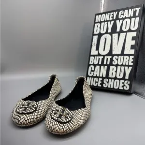 Tory Burch King Cobra Minnie TravelBallet Flats Women Casual Slip on Shoes 9.5M