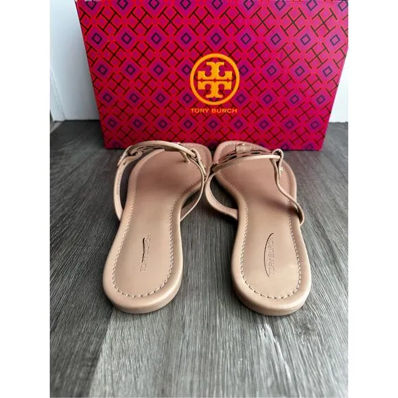 Tory Burch Miller Sandal Leather Sandals Size 8.5 $198