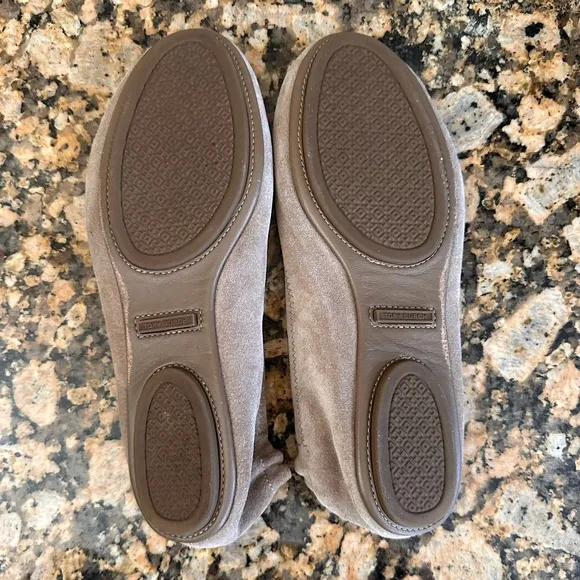 Tory Burch mini travel suede ballet flats