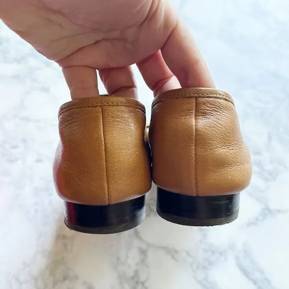 Tory Burch Perrine Loafer Felleni Milled Caramel Corn