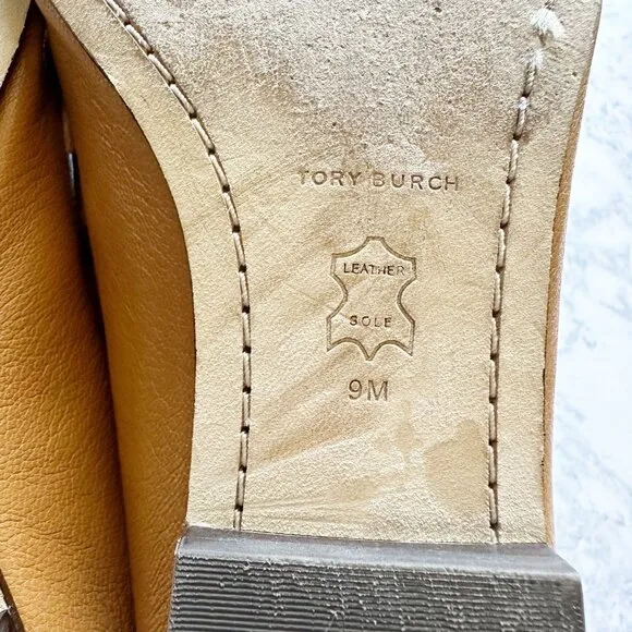 Tory Burch Perrine Loafer Felleni Milled Caramel Corn