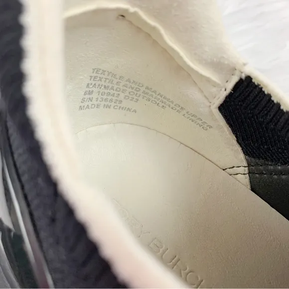 Tory Burch T Sock Runner Sneakers in black