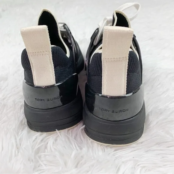 Tory Burch T Sock Runner Sneakers in black