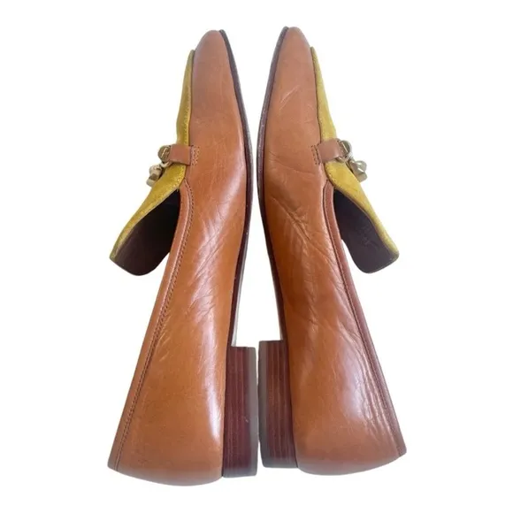 Tory Burch Tiramisu Tan Jessa Suede &amp; Leather Loafers
