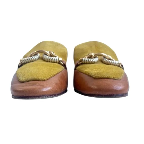 Tory Burch Tiramisu Tan Jessa Suede &amp; Leather Loafers