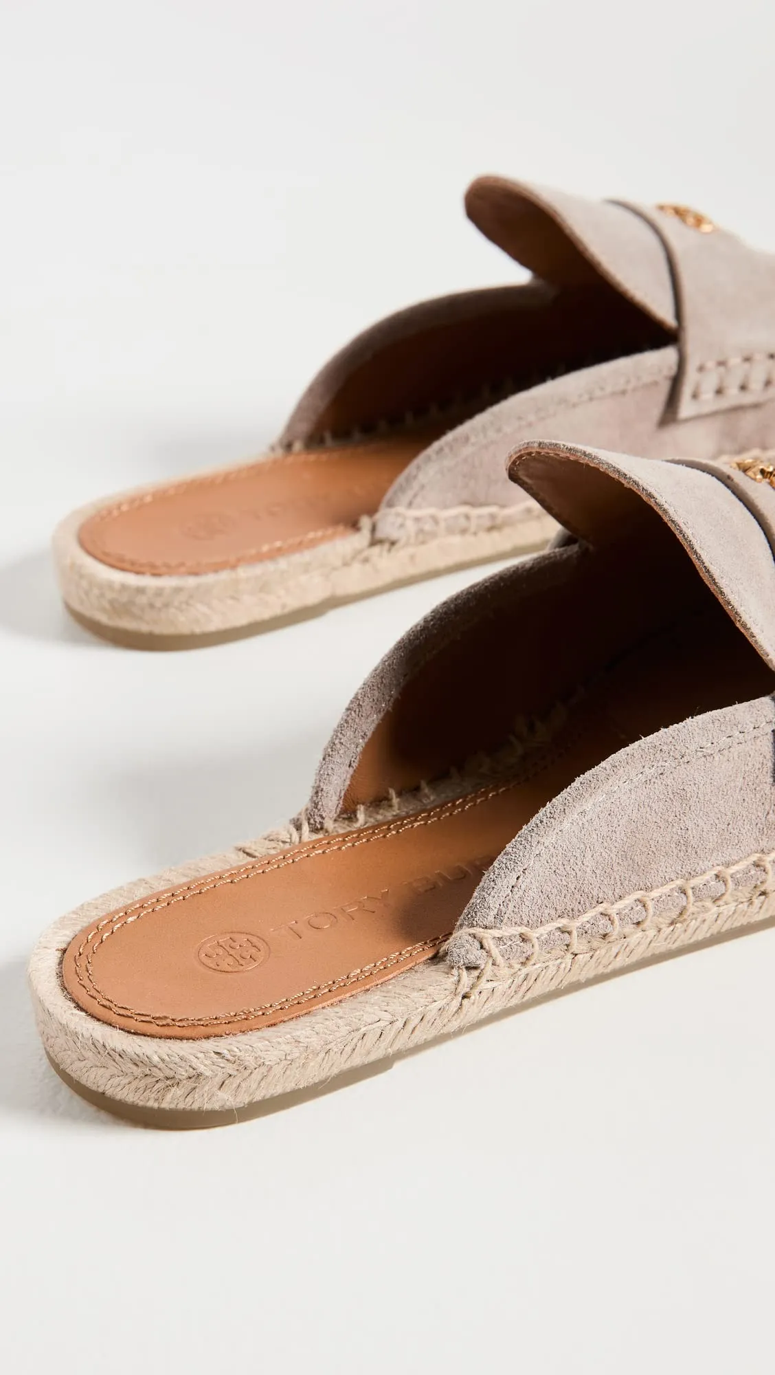 Tory Burch Women's Seaside Mule Espadrilles 7 Classic Taupe