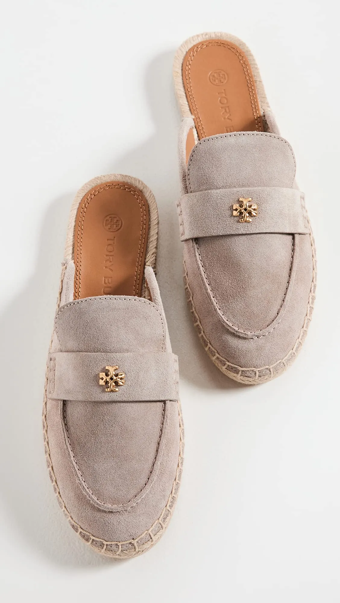 Tory Burch Women's Seaside Mule Espadrilles 7 Classic Taupe