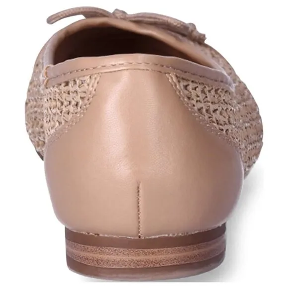 Trendy Women's Woven Cap Toe Ballet Flats - Stylish Comfort for Work or Play