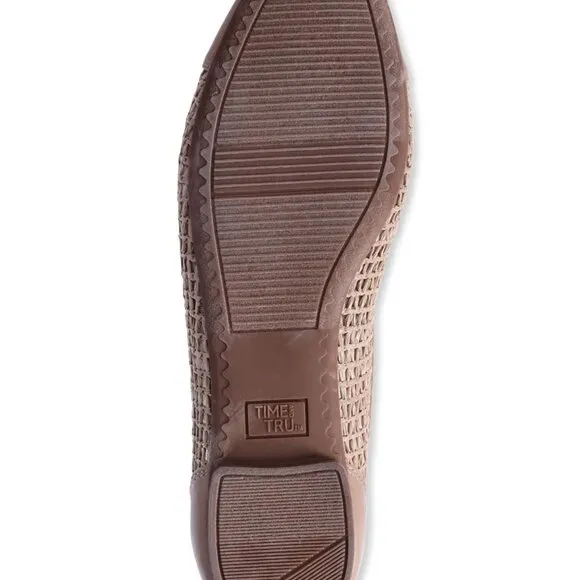 Trendy Women's Woven Cap Toe Ballet Flats - Stylish Comfort for Work or Play