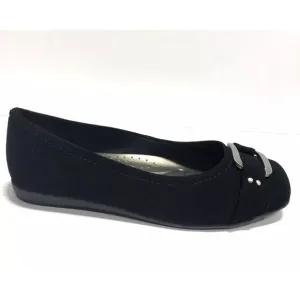 Trotters Women’s Sizzle, Black Slip-On Flats, Size 7.5 WW