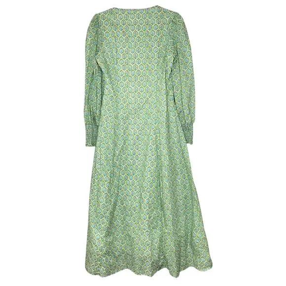 Tuckernuck Hyacinth House Jardin Floral Johanna Maxi Midi Long Sleeve Dress
