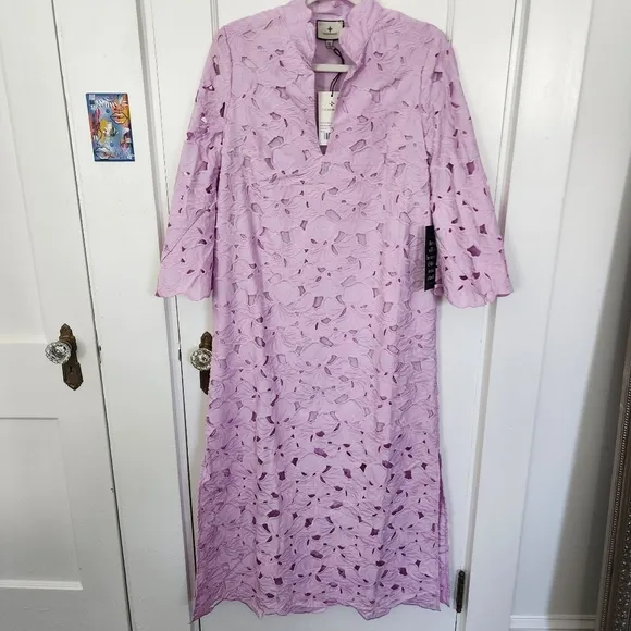 Tuckernuck  Lilac Floral Lace Clarice Dress