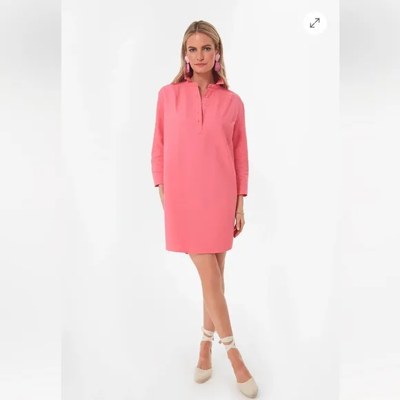 Tuckernuck Pomander Place Dahlia Pink Polly Dress