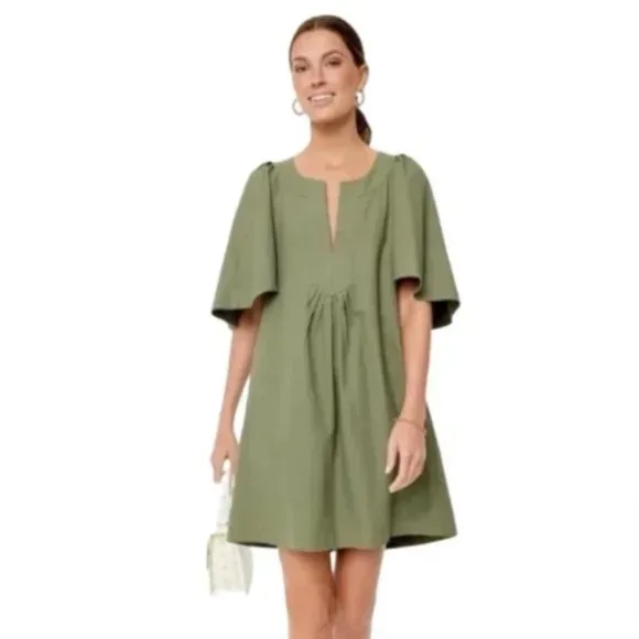 Tuckernuck Pomander Place Finley Dress Size Small Short Flutter Sleeve