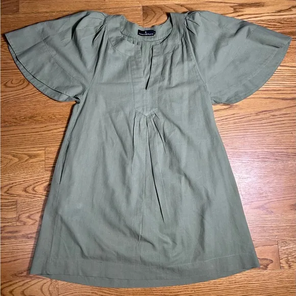 Tuckernuck Pomander Place Finley Dress Size Small Short Flutter Sleeve