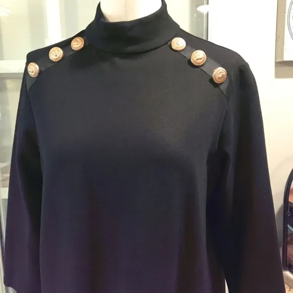 Tuckernuck the mod Ellie black mini dress