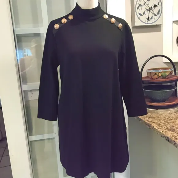 Tuckernuck the mod Ellie black mini dress