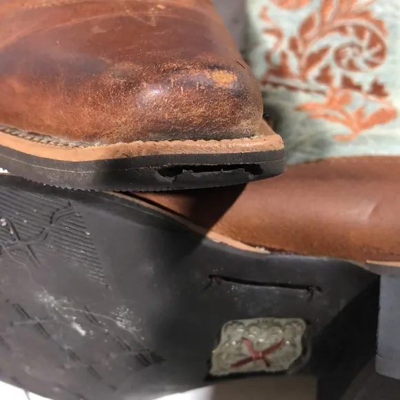 TWISTED X WWT 0029 Leather Cowboy Pull On Boots