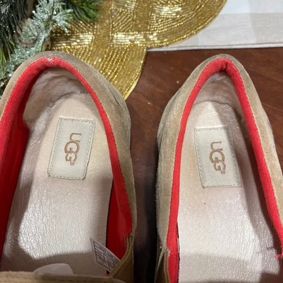 UGG &quot;KITLYN&quot; SLIP ON SNEAKER FLATS BROWN SUEDE 11 congac brown causal 1015042