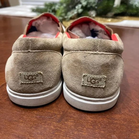 UGG &quot;KITLYN&quot; SLIP ON SNEAKER FLATS BROWN SUEDE 11 congac brown causal 1015042