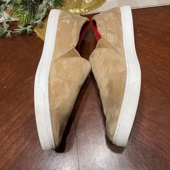 UGG &quot;KITLYN&quot; SLIP ON SNEAKER FLATS BROWN SUEDE 11 congac brown causal 1015042