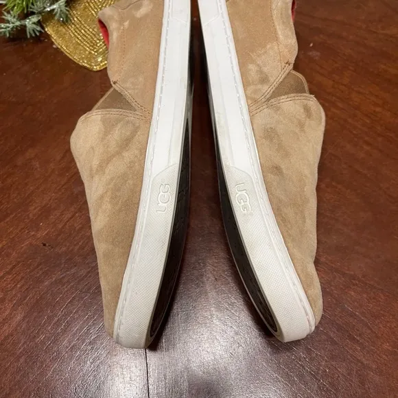 UGG &quot;KITLYN&quot; SLIP ON SNEAKER FLATS BROWN SUEDE 11 congac brown causal 1015042