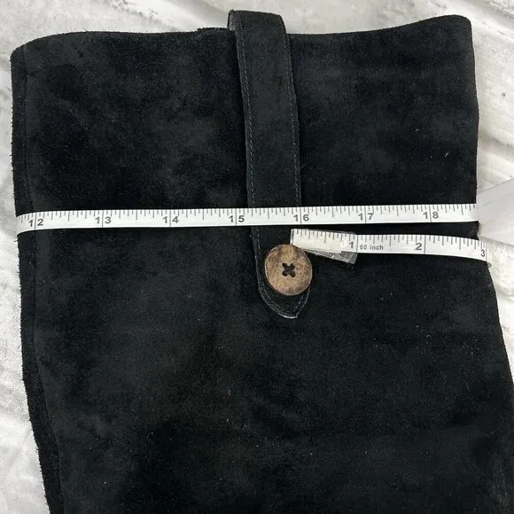 UGG Australia Highkoo Women’s Size 8.5 Black Suede Slouchy Boots