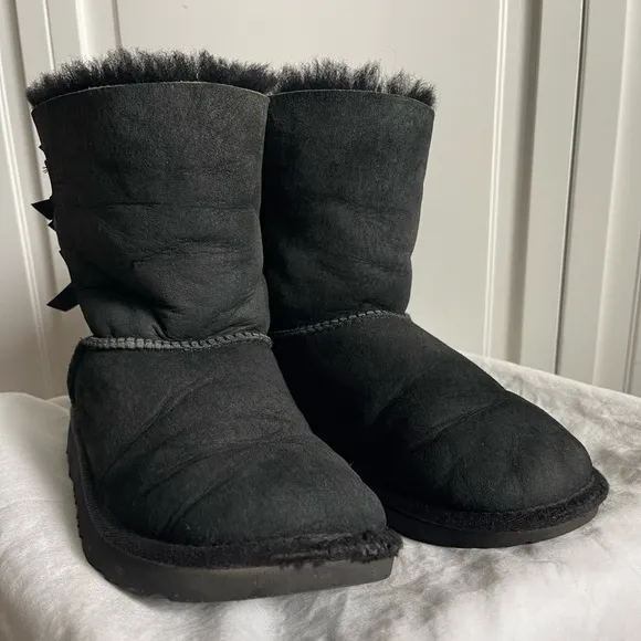 UGG Boots kids Bailey bow II Black Sz4