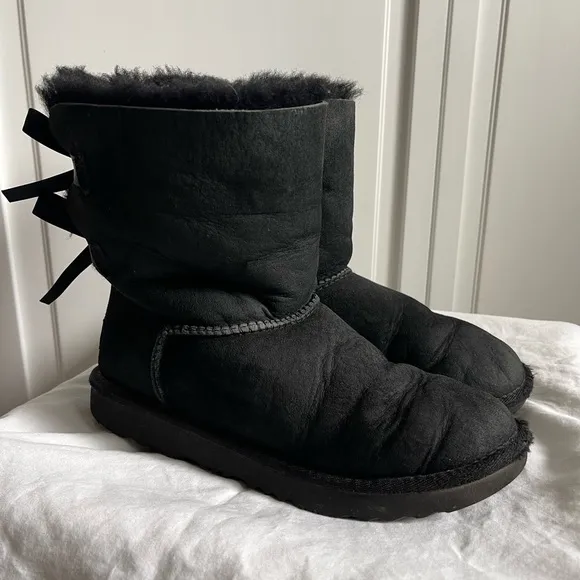 UGG Boots kids Bailey bow II Black Sz4