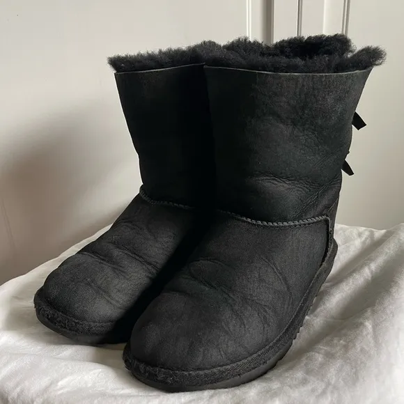 UGG Boots kids Bailey bow II Black Sz4