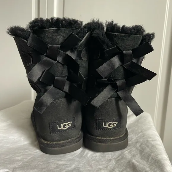 UGG Boots kids Bailey bow II Black Sz4