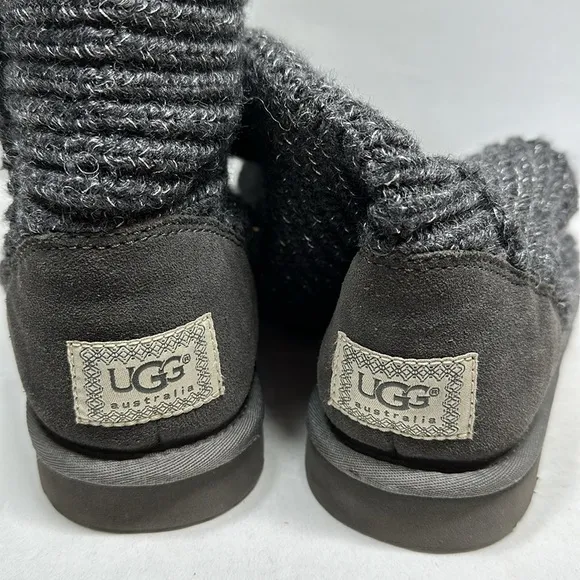 UGG Cardi Knit Knee High Boots, 9